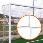 Juego de redes de fútbol 7 3mm PES Línea Oro blanco