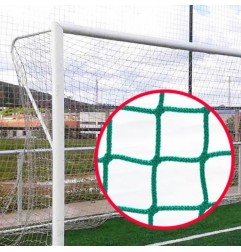 Juego de redes de fútbol 7 3mm PP Línea Oro verde