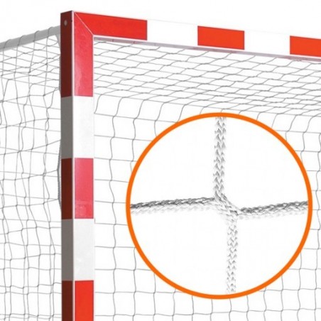 Juego de redes de fútbol sala / balonmano 3mm PES Línea Oro blanco