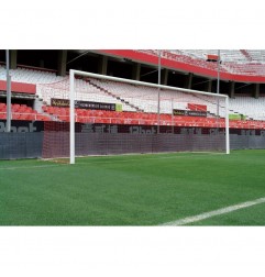 Juego de porterías de aluminio de fútbol 7 de 120x100 mm fijas